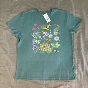 Doe Women’s Floral Graphic T-Shirt, Size: M, NWT